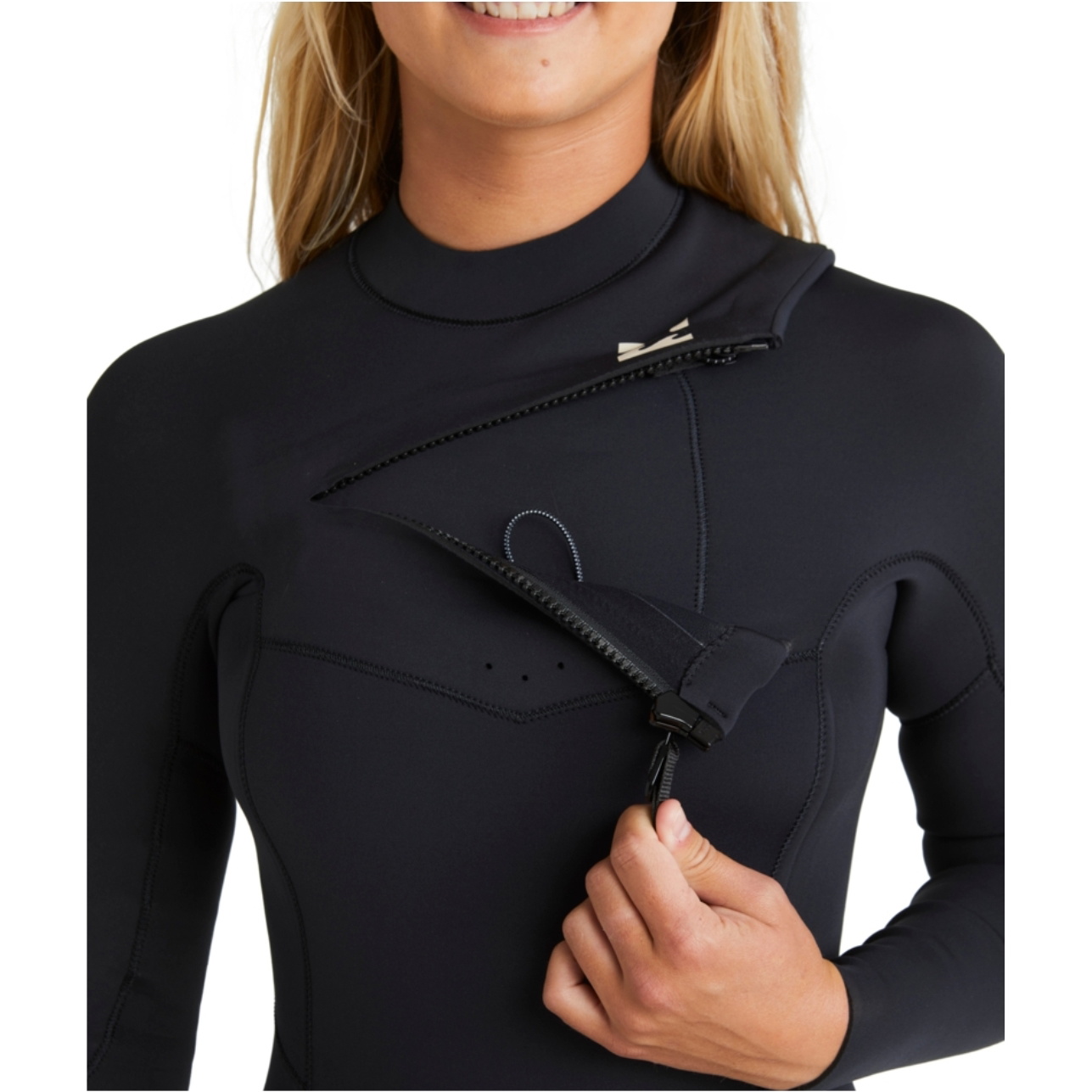 2025 Billabong Frauen Synergy Natural 4/3mm Brustreißverschluss Neoprenanzug ABJW100209 - Night Fall